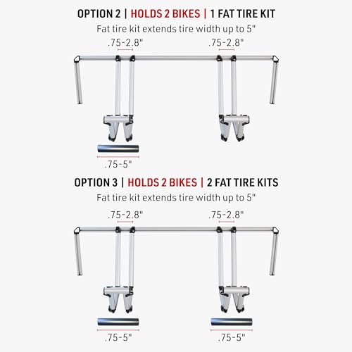 All-Aluminum 2 Bike Truck Rack