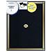 Geographics Black Classic Linen Document Covers, 9.75 x 12.5 Inches, Black Gold Foil, 6 Pack (45331H)