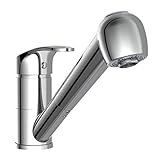 ✅ 𝗔𝗨𝗦𝗭𝗜𝗘𝗛𝗕𝗔𝗥𝗘 𝗚𝗘𝗦𝗖𝗛𝗜𝗥𝗥𝗕𝗥𝗔𝗨𝗦𝗘 // Auch höhe Töpfe können mit der herausziehbaren Geschirrbrause problemlos befüllt oder gereinigt werden. Der 120 cm lange Brauseschlauch ermöglicht einen extrem großen Aktionsradius. Zudem verfügt die Geschirrbrause über Antikalk-Noppen, die sich bei möglichen Kalkablagerungen sehr einfach reinigen lassen.