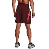 Under Armour Men's Woven Graphic Shorts, (690) Chestnut Red / / Bolt Red, Large Tall