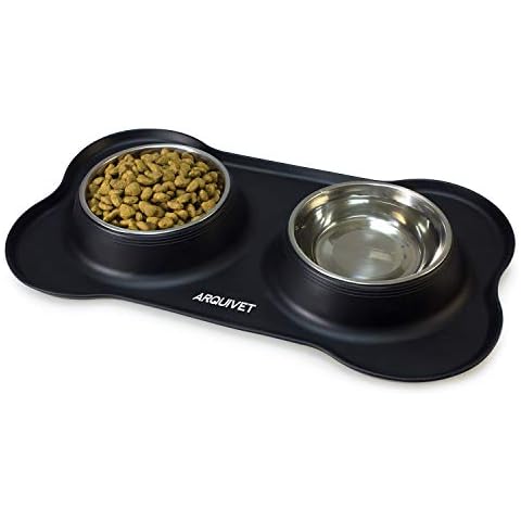 ARQUIVET Comedero y Bebedero Doble para Perros y Gatos Cover