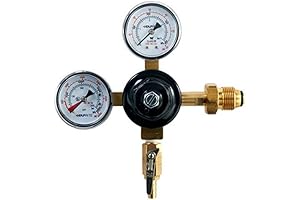 Taprite Dual Gauge Nitrogen Regulator for CGA 580 Valve
