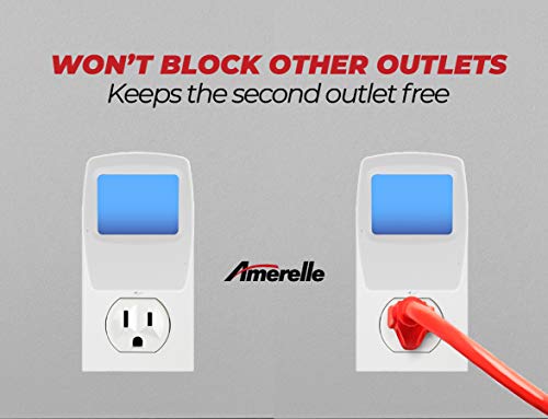 Amerelle Always-On Blue Night Light, 4 Pack (71282) – Plug In Led Night Lights With A Soft, Cool Blue Glow – Slim Led Night Light Suitable For Bedrooms, Bathrooms, Hallways, Kitchen, Or Nursery #TOP4