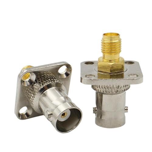 Adaptateur BNC femelle vers SMA femelle Q9 connecteur droit 50 ohms cloison