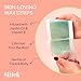 Sliick Ready-to-Use Wax Strips for Hair Removal – 40 Hair Removal Strips for Women with Jojoba Oil & Vitamin E, Includes 6 Post Wax Wipes