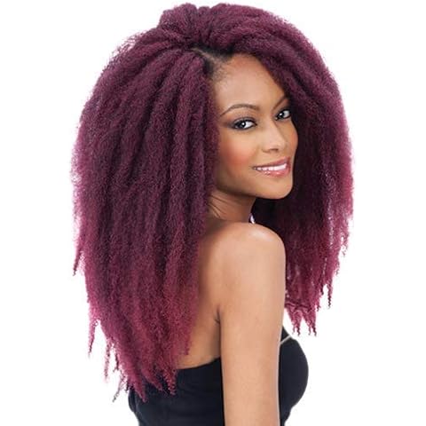 Freetress Equal Synthetic Hair Braids Double Strand Style Cuban Twist Braid 16" (6-Pack, 1B) Cover