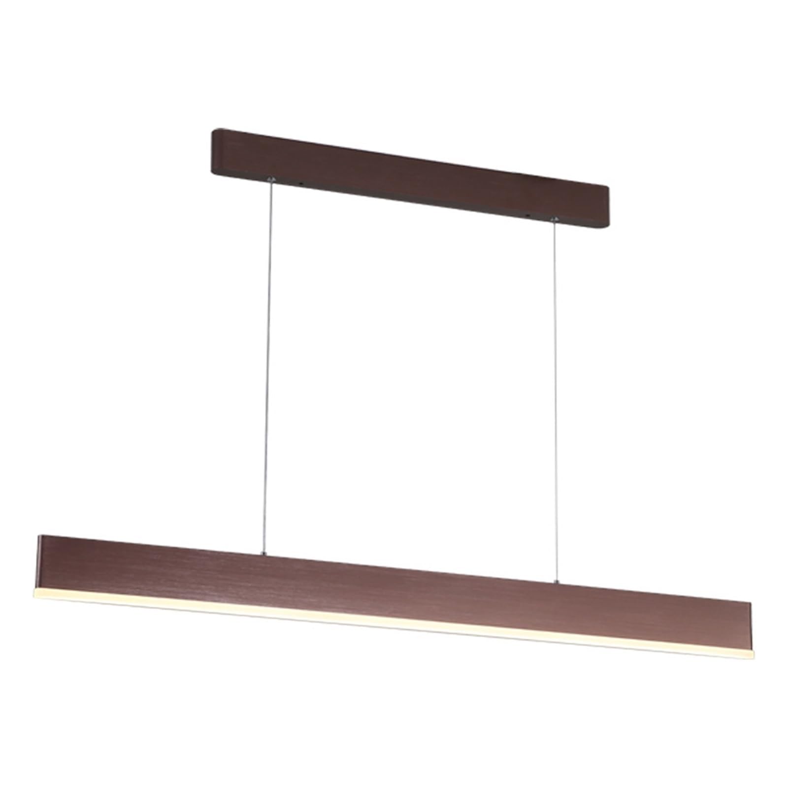 Suspension LED variable tricolore en aluminium avec hauteur ajustable pour salon