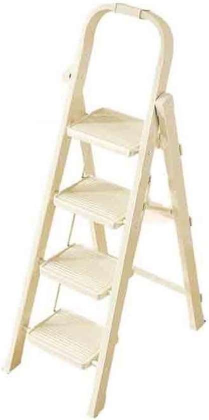 Folding Ladder Household Ladder Folding Ladder Multifunctional Telescopic Thickening Ladder Indoor Ascending Small Lightweight 4/5/6 Steps Stairs Folding Step Stool(Small)