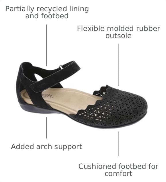Earth Footwear Women's, Bronnie Sandal, BLACK 001, 9.5 W by Earth - Used condition - Image 3