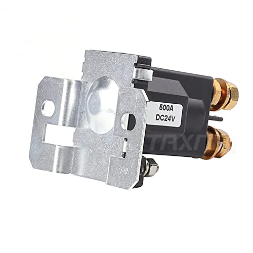 Relé de alta corriente 500A 12V e interruptor de arranque para batería dual de coche 7