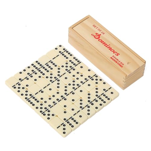 Chess Juego Dominó Clásico Caja Madera 18.2x6.4x5.2cm miniatura 1