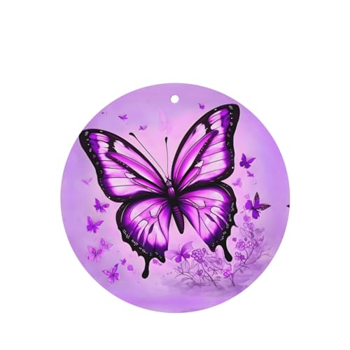 Hojas aromáticas Purple Butterfly para auto miniatura 1