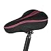 MYAOU Housse de siège de vélo d'exercice en Gel, Coussin en Gel, Confort amélioré, Housse Unisexe, Selle de vélo d'intérieur sans Rebond pour Profiter de Longs trajets résistant à l'eau.