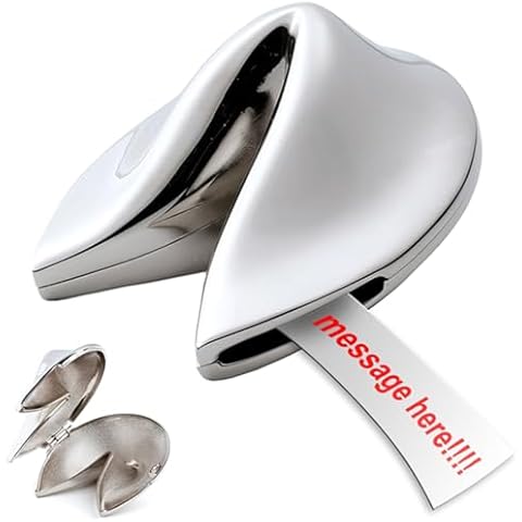 Natico Originals Non-Tarnishing Silver Fortune Cookie Paperweight, Desktop Gift, Resturant Decor (60-2700) Cover
