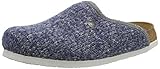 Birki\'s Unisex-Erwachsene Amsterdam Clogs, Blau (Wool Knit Blue), 40 EU