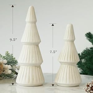Christmasdecorationsceramicchristmastreesmallfarmhousechristmasdecortreesfortabletopmantlesetof295h75h Urban Country Home Decor Christmas decorations ceramic christmas tree small farmhouse christmas decor trees for table top mantle set of 2 95 h 75 h urban country home decor