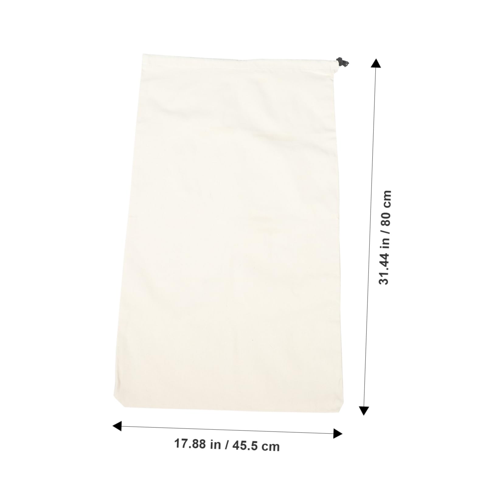 2 Stück Wäschesäcke für Waschmaschine Großer Wäschebeutel mit Kordelzug aus Canvas Weiß Großes Fassungsvermögen für Kleidung und Quilts Reise und Schlafzimmer