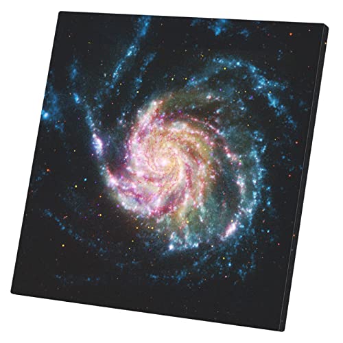 Tableau Galaxie du Moulinet Décoration Murale Astronomie Toile M101