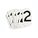 Brady 5010-2, 50102 Gothic Quik-Align, (25 Packs of 10 pcs)