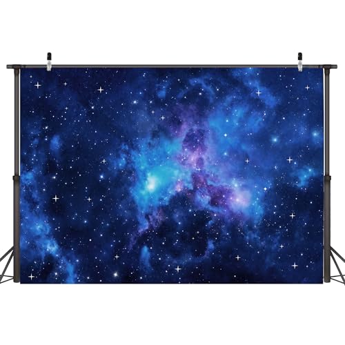 Fondo Galaxy Stars 8x6 FT para fotografía y decoración miniatura 1