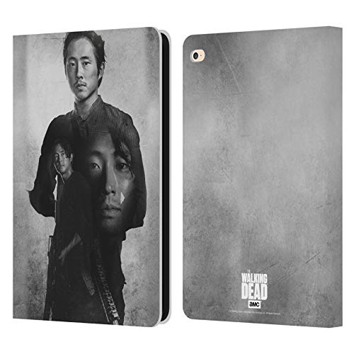 Head Case Designs Officially Licensed Amc The Walking Dead Glenn Double Exposure Leather Book Wallet Case Cover Compatible With Apple Ipad Air 2 (2014) #TOP5
