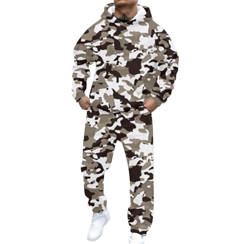 Ensemble imprimé pour hommes coupe ajustée en tissu léger du S au XXL