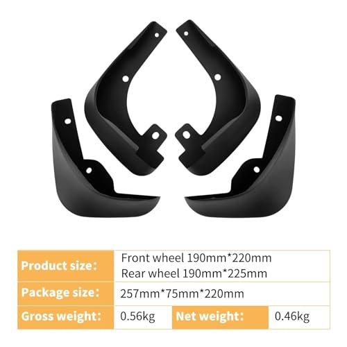 Guardabarros para Suzuki Swift 2012-2019: juego de salpicaderas traseras y delanteras 4
