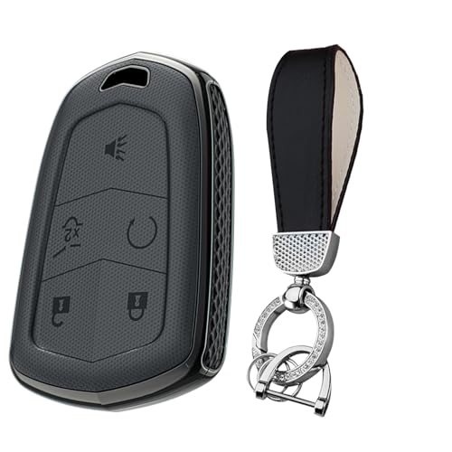 Coque de clé à 5 boutons pour Cadillac SRX XT5 STS boîtier télécommande