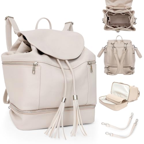 Citi Collective Journey Pearl Vegan Leather Diaper Bag Backpack |