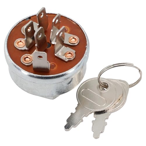 Interrupteur d'allumage de rechange avec clés pour tracteur Groundsmaster 172, 322, 325, compatible avec TORO 27-2360, 131095, 430-334, 27-2360 (MPN : 272360 131095 1000348), construction métallique