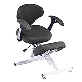 ★ 【Design-Highlights】: Dieser orthopädische Stuhl verfügt über ergonomische Armlehnen, die sich perfekt an den Arm anpassen und die Armmuskulatur entspannen. Der Sitzwinkel kann beliebig von 0 bis 60 Grad eingestellt werden. Die Höhe kann durch Bewegen des Griffs beliebig eingestellt werden, was bequem zu bedienen ist