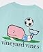 vineyard vines Boys' Soccer Ball Toss Whale Short-Sleeve Pocket Tee, Aqua Haze