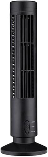 Ventilador de torre portátil eléctrico silencioso de enfriamiento vertical sin aspas Ventiladores de piso 2 velocidades Modos de viento Temporizador