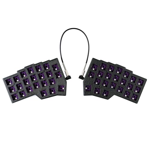 YMDK Split Keyboard Corne V4.1 46 Keys Ergonomic Hotswappable 40% Layout 3D PLA RGB QMK Vial All Key Programmable Mini Independent Gaming Keyboard Kit YMDK Split Keyboard Corne V4.1 46 Keys Ergonomic Hotswappable 40% Layout 3D PLA RGB QMK Vial All Key Programmable Mini Independent Gaming Keyboard Kit