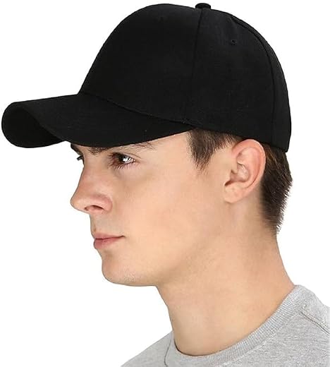 Cap for Men Women Topi Unisex Head Branded Boy's Girl's Caps Adjustable Strap Summer Sports Cricket Gym Dance Cotton Free ...