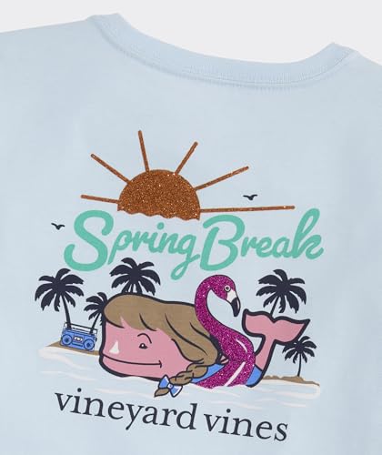 vineyard vines Girls' Spring Break Short-Sleeve Pocket Tee3