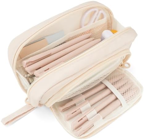 COLOCASTLE Federmäppchen Mäppchen Mädchen Große Kapazität Federtasche 3 Fächer Etui Schule Federmappe Jungen Mäppchen Teenager Erwachsene für Schule & Büro