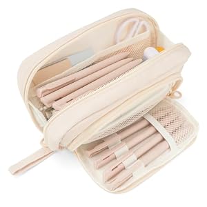COLOCASTLE Federmäppchen Mäppchen Mädchen Große Kapazität Federtasche 3 Fächer Etui Schule Federmappe Jungen Mäppchen Teenager Erwachsene für Schule & Büro