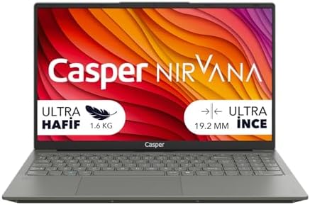 Casper Nirvana X650 i3-1315U 16GB DDR5 1TB SSD Freedos 15.6" Laptop X650.1315-BF00X-G-F - Görsel 1