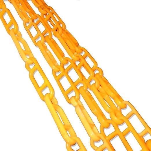 DRK Shopmart Heavy Plastic Quality Plastic Chain Rope for Hanging of Plant Pot on Door Side and Plastic Chain Rope for Hanging Clothes -Set of 3 (6 feet) (Yellow) (B0CQV9J87W) Amazon Price History, Amazon Price Tracker