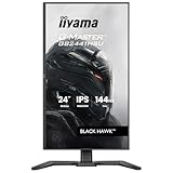 Moniteur d'écran iiyama Ecran G-Master Black Hawk GB2441HSU-B1, IPS, 1920x1080@144Hz, 1ms, 350cd, 1500:1, Haut-parleurs, HDMI/DP/USB HUB, Black Tuner, réglable en hauteu, i-Style Colour