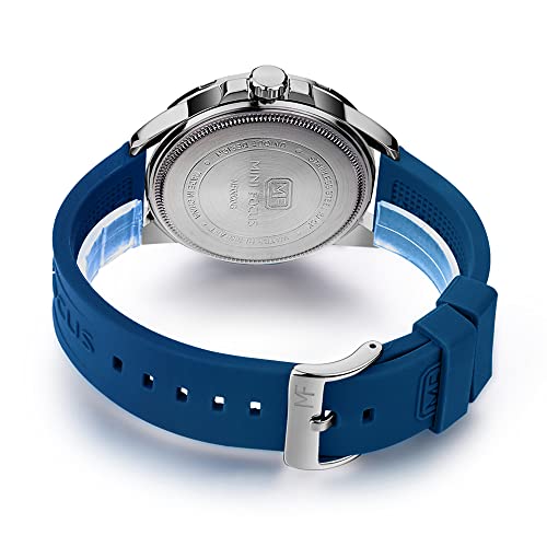 Image of AIMES Mens Watches Chronograph Waterproof Sport Military Watch for Men Analog Quartz Movement Stylish Wrist Watch Elegant Gift Watch for Men
