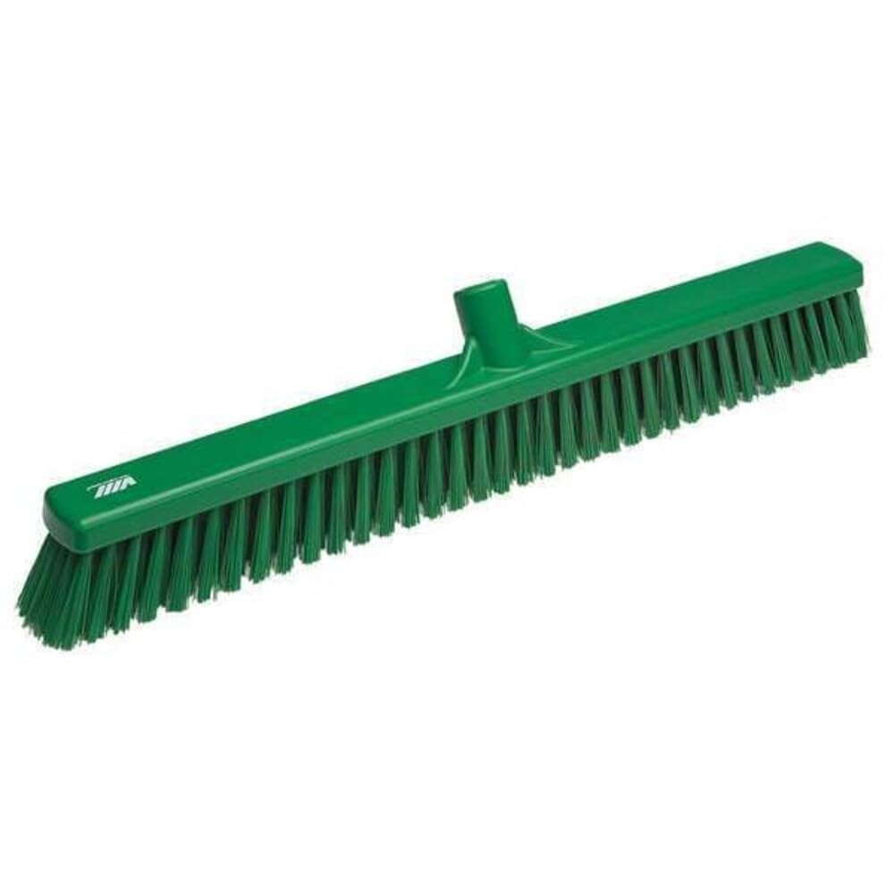 Vikan 24 in Sweep Face Broom Head, Soft, Synthetic, Green 31992-1 Each