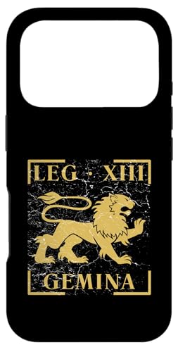 Legion XIII Gemina ���[�} ���C�I�� �G���u���� �o�i�[ �\���W���[ �X�}�z�P�[�X iPhone 17 Pro �p