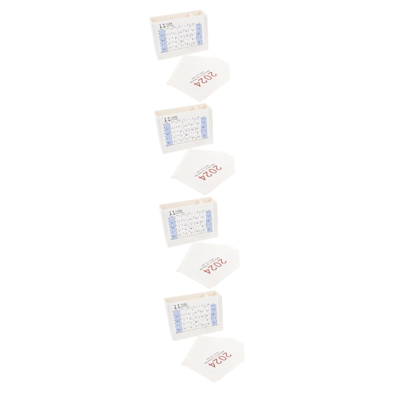 TEHAUX 4piezas Organizador De Escritorio Multi-grid De Plástico Para Lápices y Brochas De Maquillaje Contenedor De Bolígrafos Funcional y Estiloso Para Oficina y Hogar