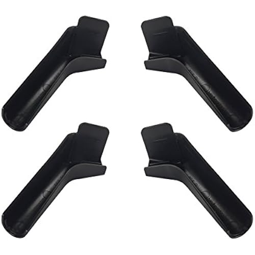 B&B Moulders 2 RV Rain Gutter Spout | Long Version | Left and Right | Black