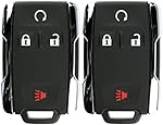 KeylessOption Keyless Entry Remote Control Car Key Fob Replacement for Chevy GMC M3N-32337100 (Pack of 2)