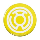 Green Lantern Blackest Night Sinestro Corps Yellow Lantern Logo Kitchen Refrigerator Locker Button Magnet