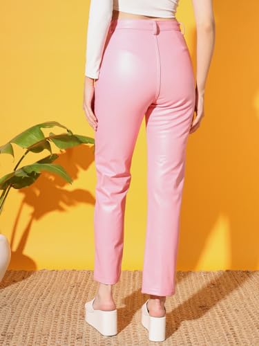 Tandul pink faux leather pants – image 6