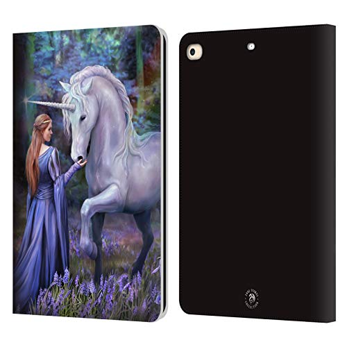 Étui en cuir iPad 9.7 Anne Stokes Jacinthe des Bois aux finitions soignées